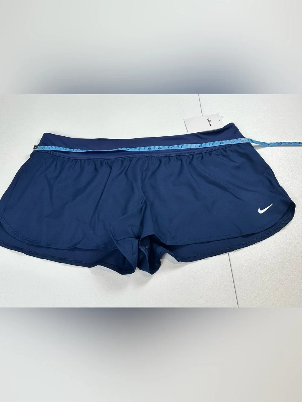 Nike Women’s Size XXL‎ 2XL Solid Element Swim Bottom Boardshorts Navy Blue NWT